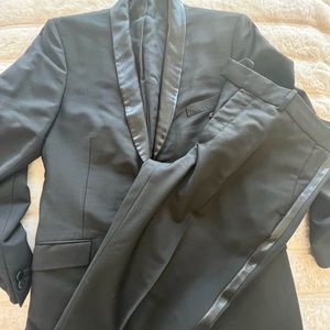 Alexander McQueen tuxedo pants. (Once worn, excellent condition.